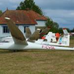 Bel alignement des appareils devant le club-house