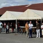 Visite d'André Accary, président du Conseil Départemental de Saône-et-Loire