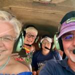 Des passagers et un pilote heureux !