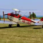HB-UBC : De Havilland DHC-82A Tiger Moth de 1938, basé à Gruyères