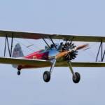 Arrivée d'un autre Boeing Stearman exceptionnel